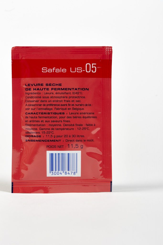 Yeast Safale US05 American Ale Yeast 11.5 gr sachet Brewers Circle