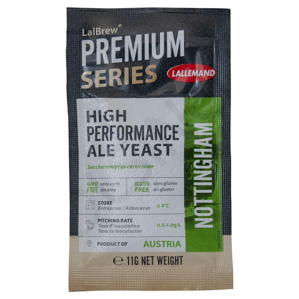 Yeast Lallemand Nottingham 11 gr sachet Brewers Circle